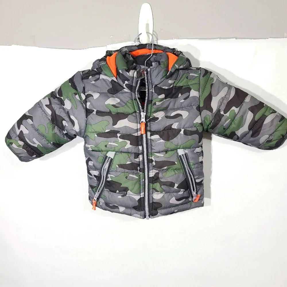 OshKosh B'gosh Boys‎ Size 12M Camo Style Jacket